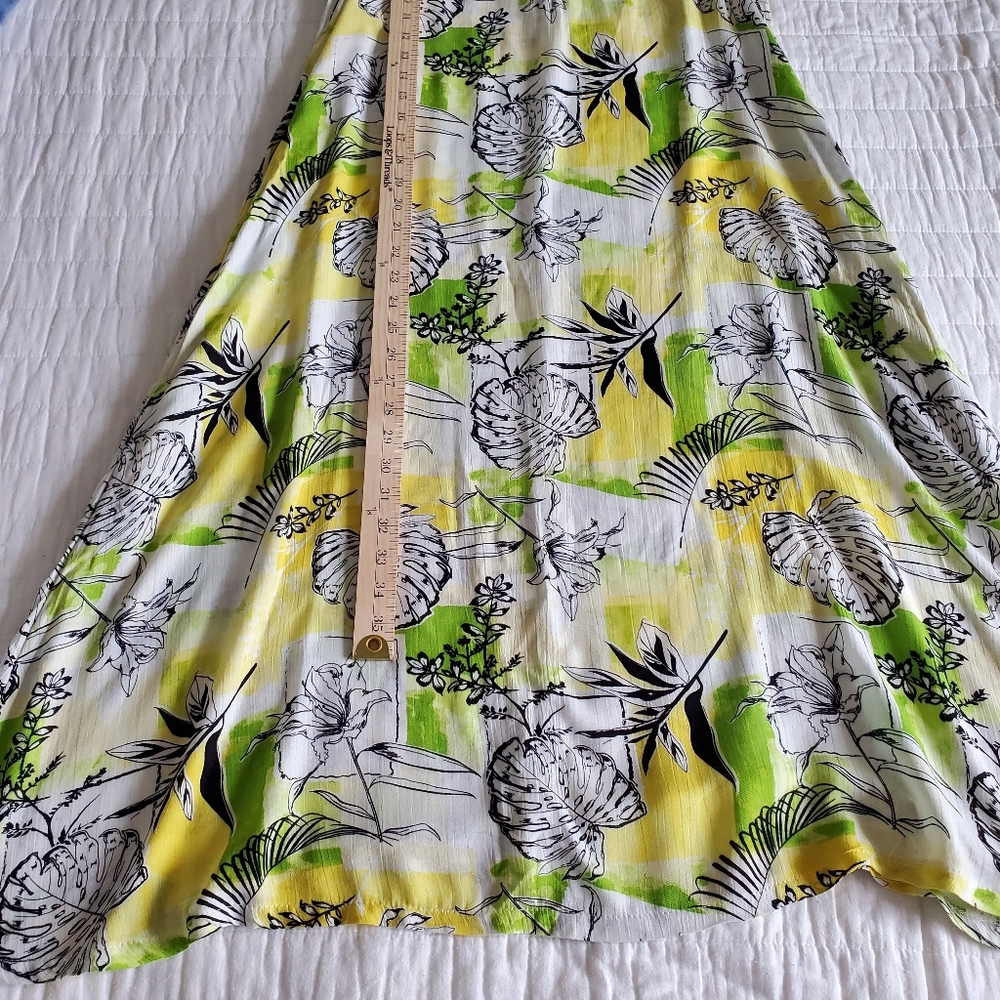 KAKTUS Dress Size M Summer Floral Tropical print. - Picture 8 of 14